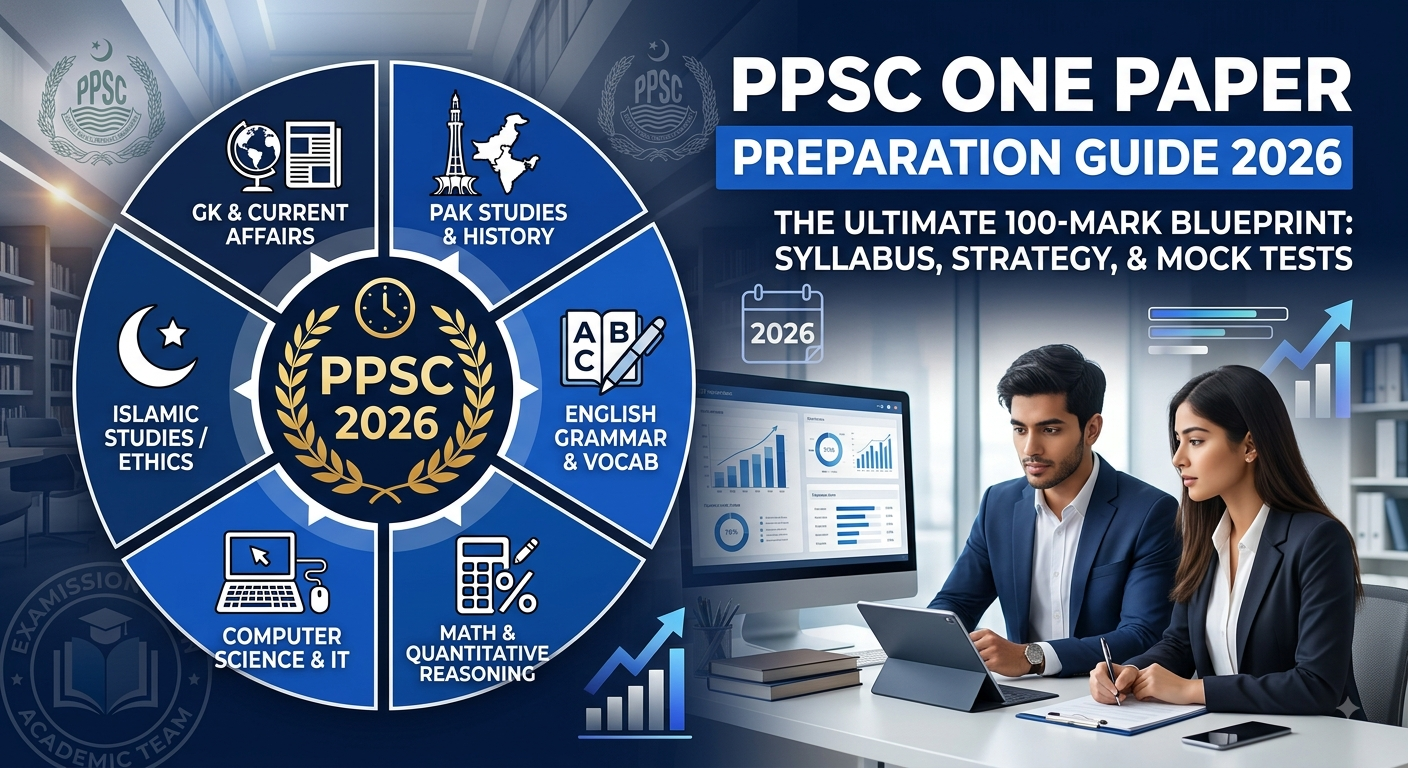 PPSC One Paper Preparation Guide 2026: The Ultimate 100-Mark Blueprint