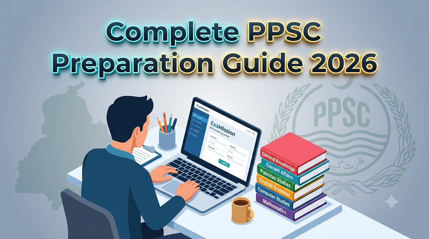 Complete PPSC Preparation Guide 2026 (Beginner to Final Selection)
